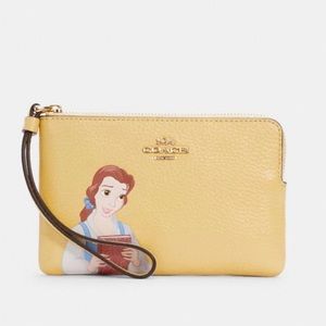 Coach X Disney BELLE WRISTLET BRAND NEW